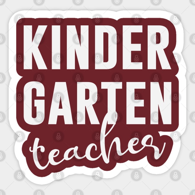 Kinder Garden Teacher Sticker by storyofluke